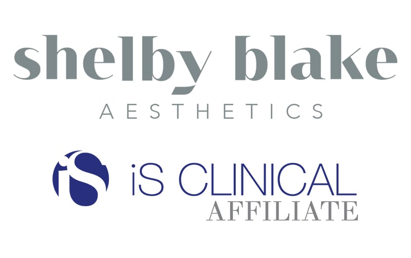 Shelby Blake Aesthetics iS Clinical affiliate logo